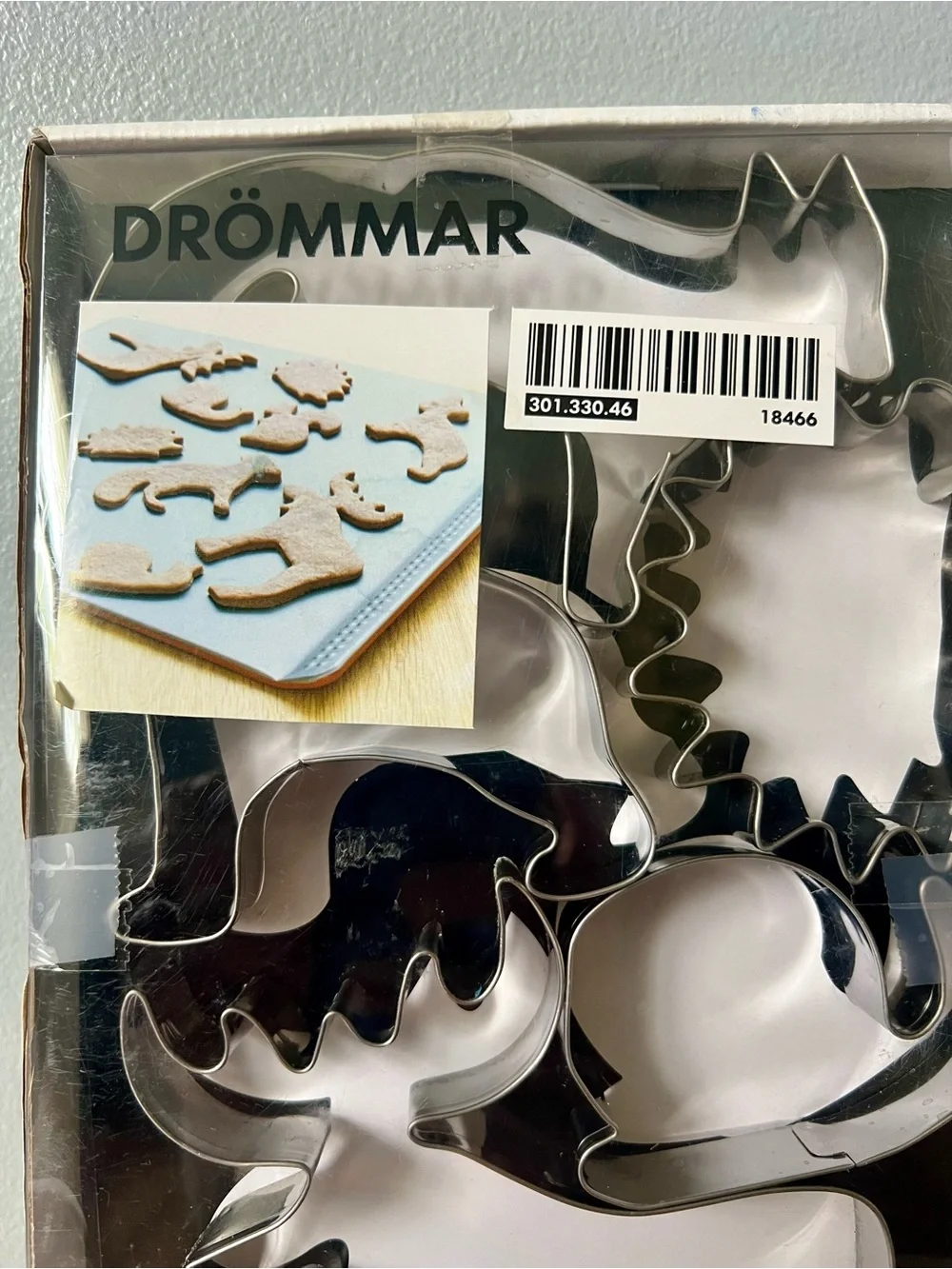 IKEA DROMMAR Woodland Cookie Cutter Set - Stainless Steel Style # 301.330.46